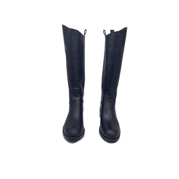 Botte AUSTRIA en Cuir Véritable Noir
