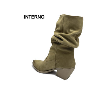 ANITA Texano camperos in Camoscio Camel