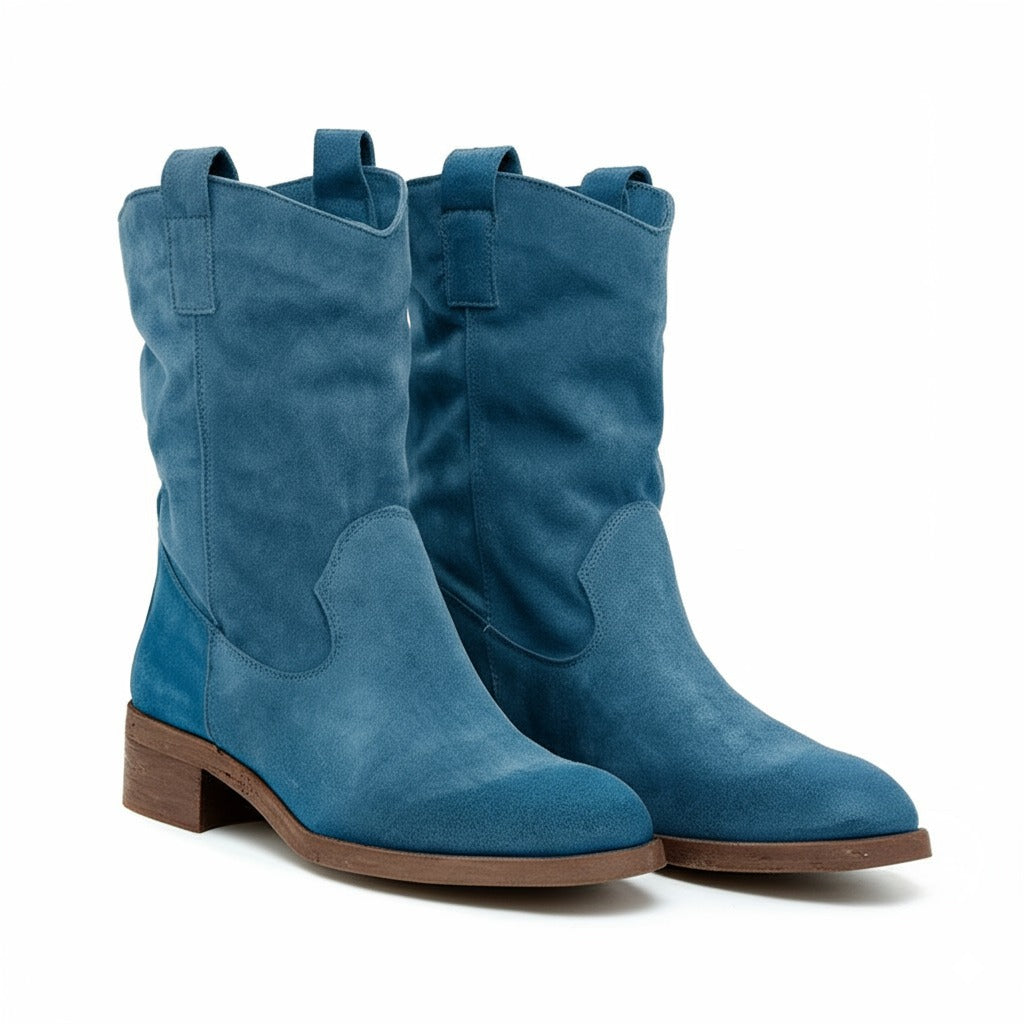 MONTREAL Damen Stiefelette in Wildlederjeans