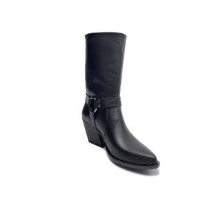 Botte IBIZA en Cuir Véritable Noir