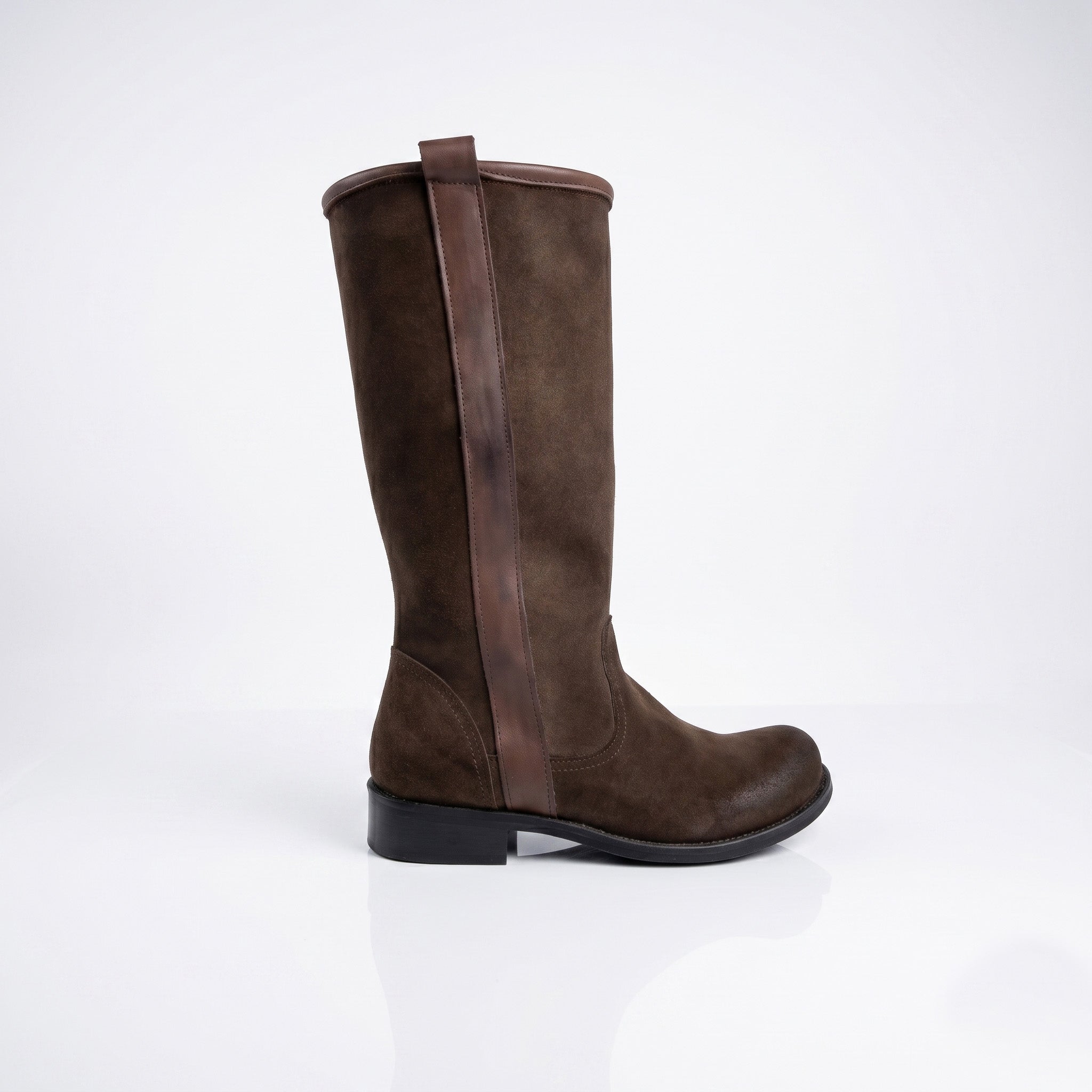 Stivale POMPEI in Camoscio e nabuk rif Testa di Moro