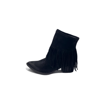 GRISELLE Franges Camperos Texan en DAIM NOIR