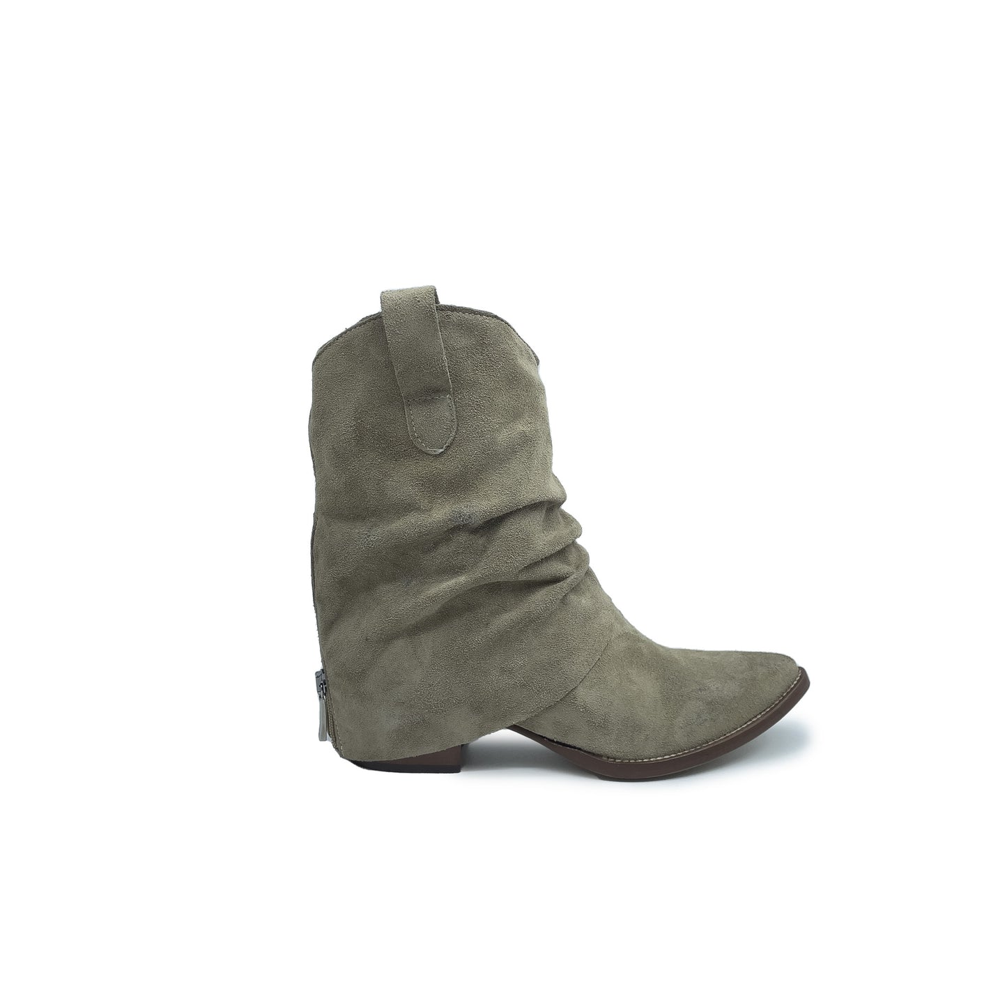 LOVE TAUPE SUEDE Stiefelette mit Absatz