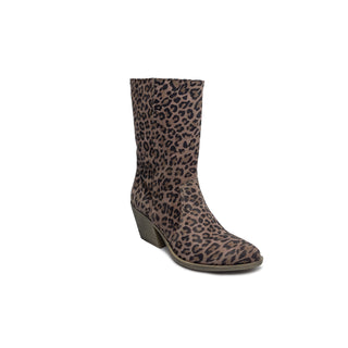 GIORGIA Texanische Camperos-Stiefelette aus geflecktem Wildleder