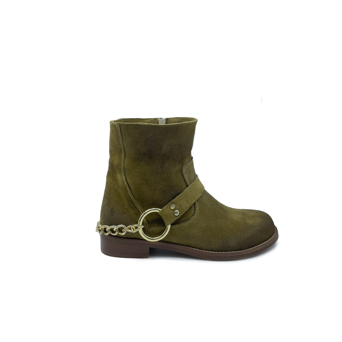 Stiefeletten POMPEI aus gebranntem Wildleder