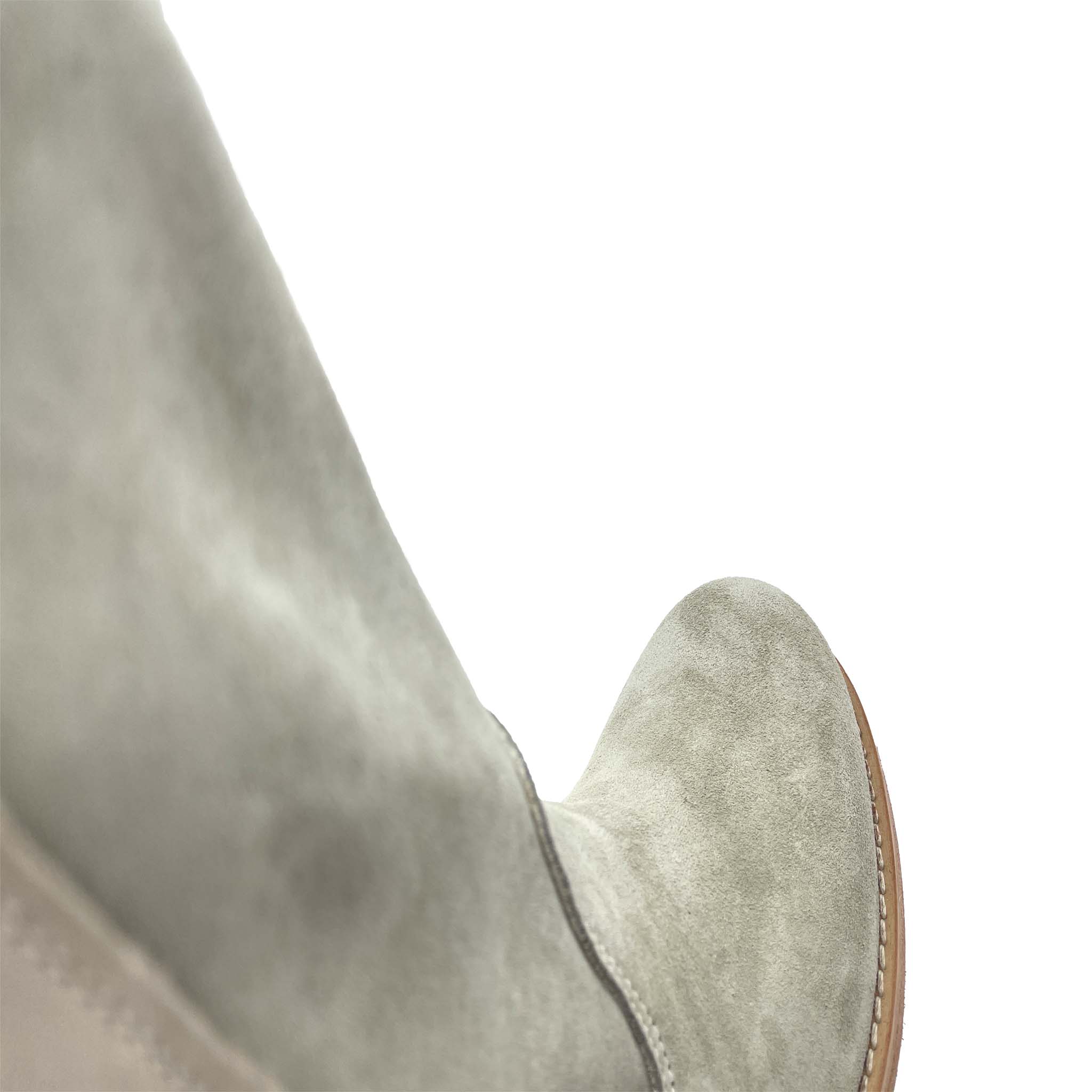 Stivale POMPEI in Pelle Scamosciata Taupè e Nabuk