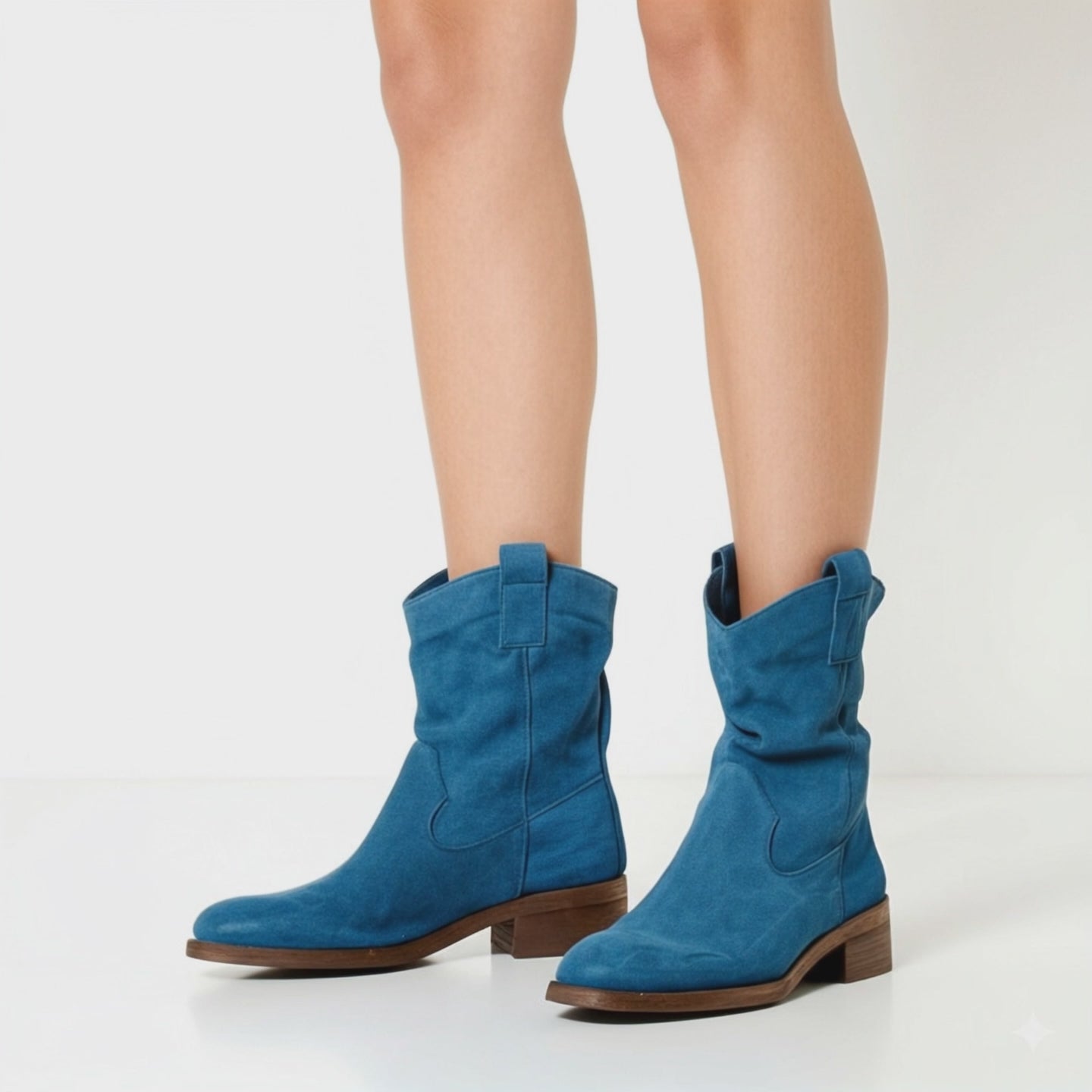 MONTREAL Damen Stiefelette in Wildlederjeans
