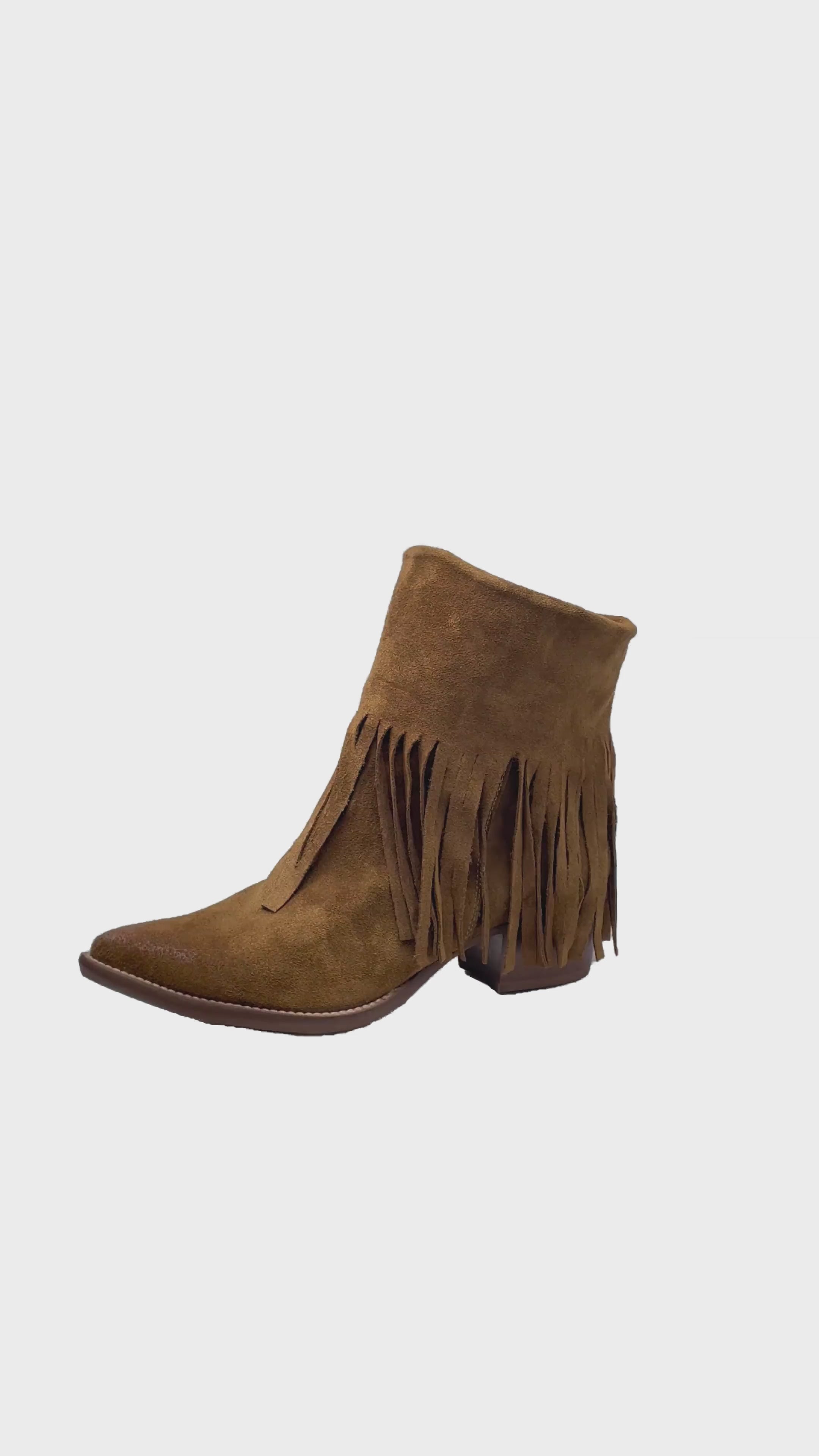 GRISELLE Texan Camperos Fransen aus WILDLEDER